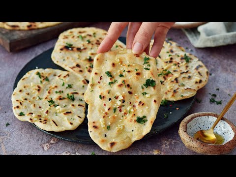 Gluten-Free NAAN: Vegan Indian Flatbread Recipe (No Yeast!) 😍