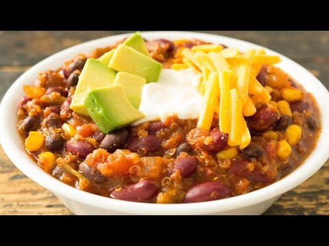 Meatless Quinoa Chili Recipe