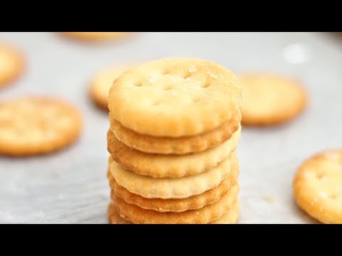 Gluten Free Ritz Style Crackers...the most perfect buttery crackers that are so easy to make!