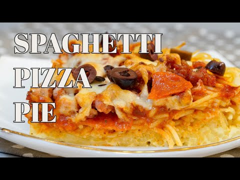 Spaghetti Pizza Pie l Because Who Doesn't Like Pasta and Pizza??
