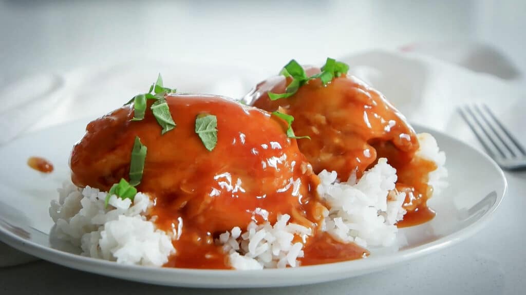 Pressure Cooker Honey Garlic Chicken