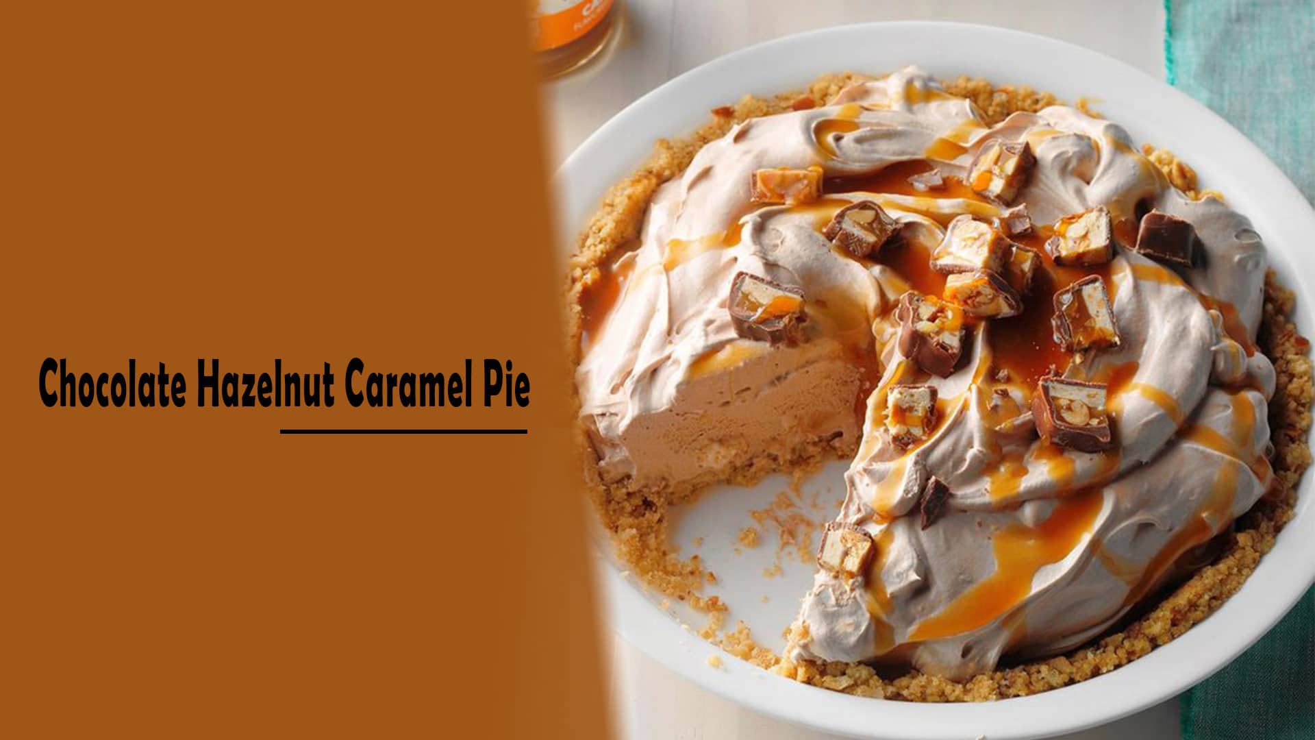 Chocolate Hazelnut Caramel Pie