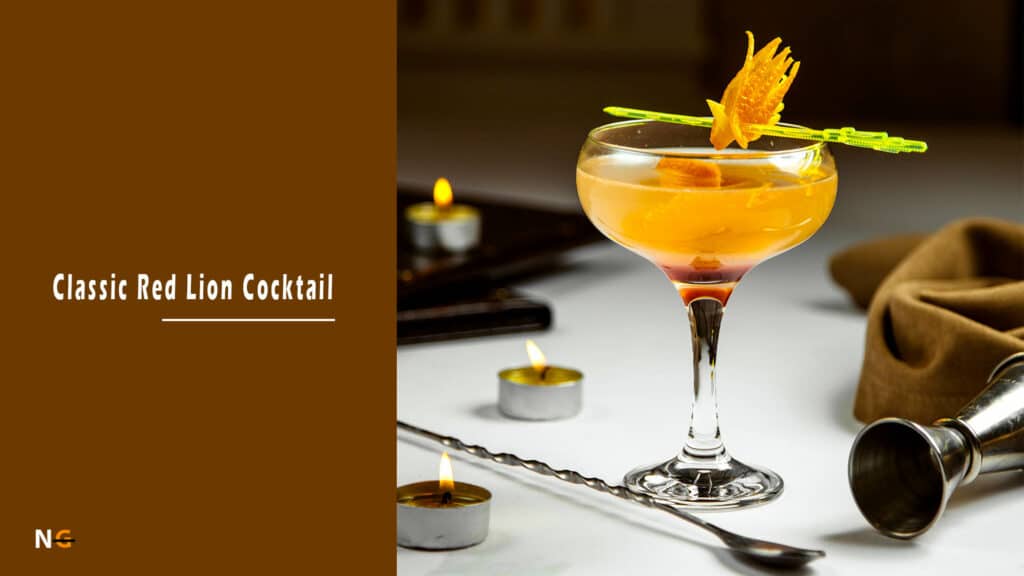 Classic Red Lion Cocktail