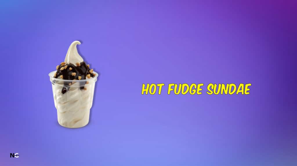 McDonald Hot Fudge Sundae