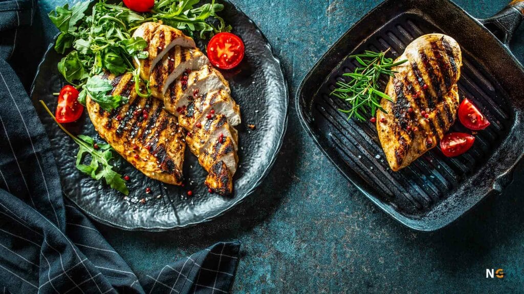 Grilled Mediterranean Marinated Chicken Breast